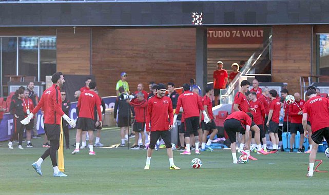 A Milli Futbol Takımı, San Francisco'daki ilk antrenmanını yaptı