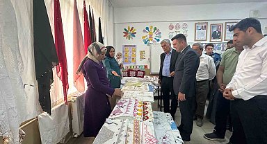 Adaklı'da el emeği ürünler görücüye çıktı