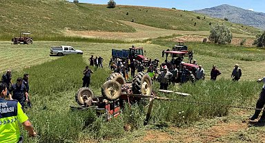 Adana'da traktör kazası: 1 ölü