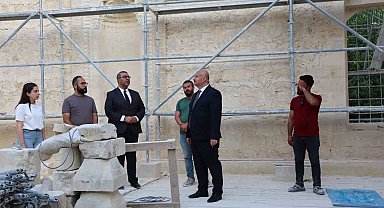 Adıyaman'da tarihi Ulu Camii ve Kap Camii çalışmaları devam ediyor