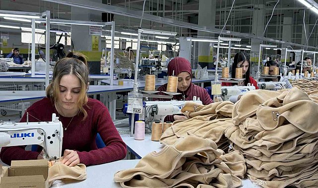 Ağrı'da üretilen bebek giysileri dünya pazarlarına ulaşırken istihdamı artırıyor