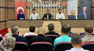 AK Parti Ağrı'da kentin güncel yatırımları görüşüldü
