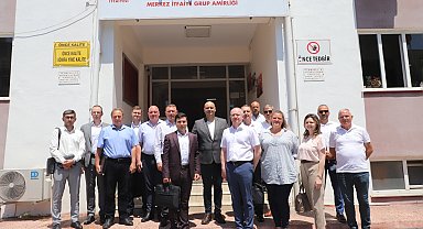 Akkuyu NGS Rus heyetinden Mersin Büyükşehir İtfaiyesi'ne ziyaret