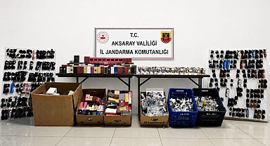 Aksaray'da 25 milyonluk kaçakçılığa jandarma darbesi