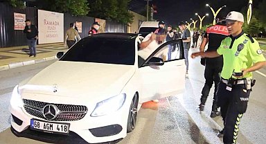 Aksaray'da ehliyetsiz sürücüye 202 bin lira ceza