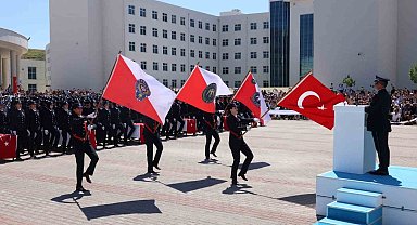Akyurt Polis Meslek Yüksekokulu'nda mezuniyet coşkusu