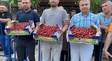 Alaşehir'in en güzel kirazı seçildi
