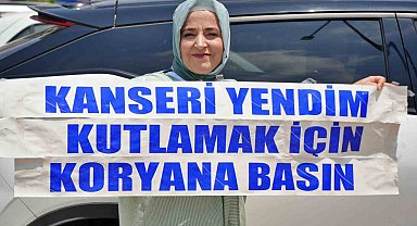 Antalya trafiğinde kornalar, kanseri yenen kadın için çaldı