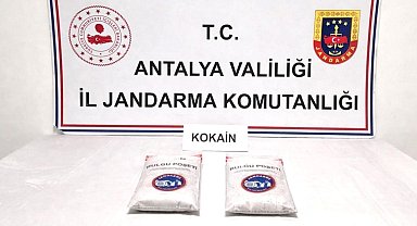 Antalya'da 1,3 kilogram kokain ele geçirildi, 2 şüpheli tutuklandı