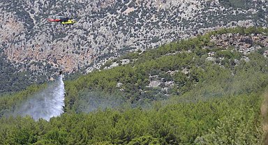 Antalya'da ormanlık alanda çıkan yangın büyümeden kontrol altına alındı