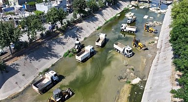 ASKİ'den Sarıçam Deresi'nde kapsamlı temizlik