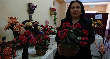Atık malzemeler sanat eserine dönüştü