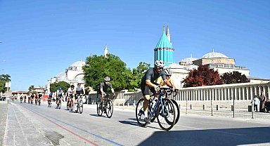 Avrupa bisiklet başkenti Konya'da Granfondo bisiklet yol yarışı heyecanı yaşandı