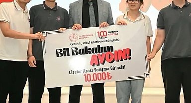 Aydın Fen Lisesi il birincisi oldu