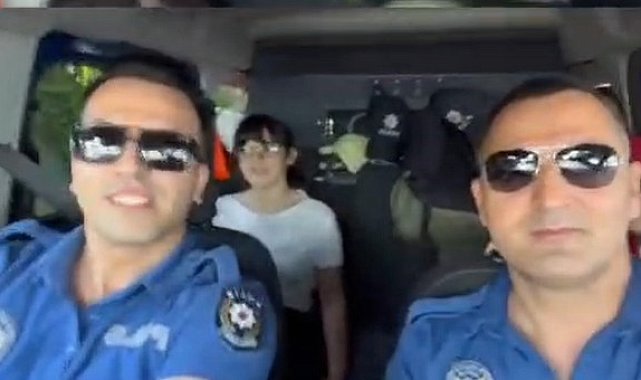 Aydın polisinden YKS'ye giren engelli öğrenciye anlamlı destek