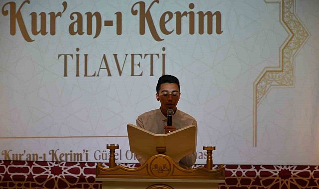 Aydın'da, Kur'an-ı Kerimi Güzel Okuma Yarışması Bölge Finali yapıldı