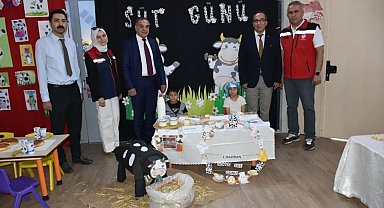 Aydın'da miniklere süt tüketiminin önemi anlatıldı