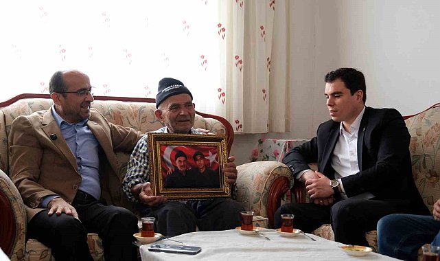 Babalar gününde şehit aileleri unutulmadı