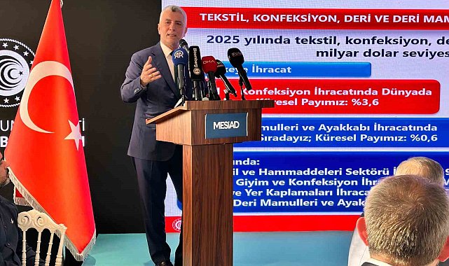 Bakan Bolat tekstil ve hazır giyim sektörünü değerlendirdi