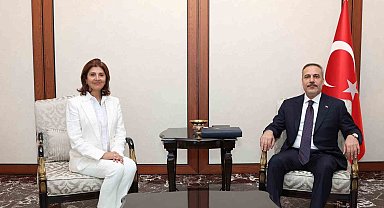 Bakan Fidan, BM Genel Sekreteri'nin Kıbrıs konusunda Şahsi Temsilcisi Holguin ile görüştü