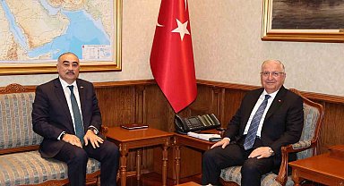 Bakan Güler, Azerbaycan Büyükelçisi Memmedov'u kabul etti