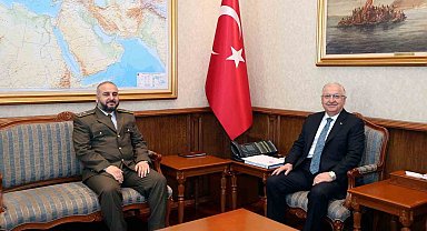 Bakan Güler, Suriyeli mevkidaşı Ebu Kasra ile görüştü