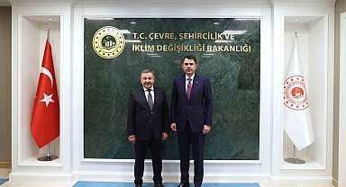Bakan Kurum, Haymana ve Gölbaşı Belediye başkanlarını kabul etti
