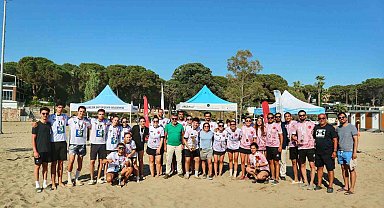Balıkesir'de Plaj Korfbol Türkiye Şampiyonası yapıldı