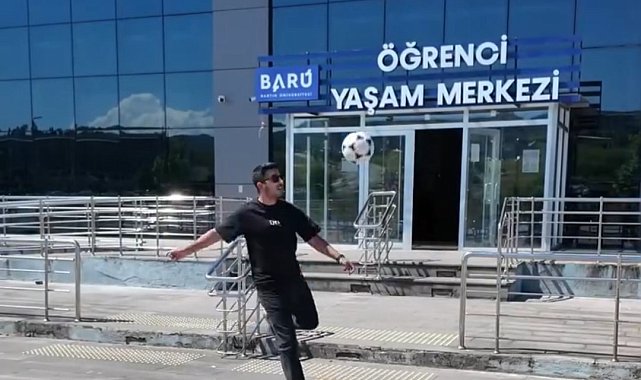 Bartın Üniversitesinden A Milli Takım'a destek videosu
