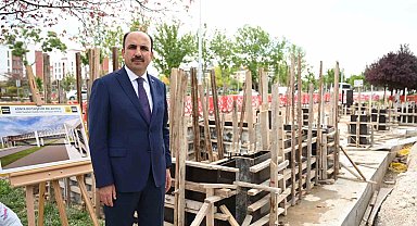 Başkan Altay: "150 milyon lira maliyetle yayalar ve bisiklet kullanıcıları için 2 yeni üst geçit yapıyoruz"