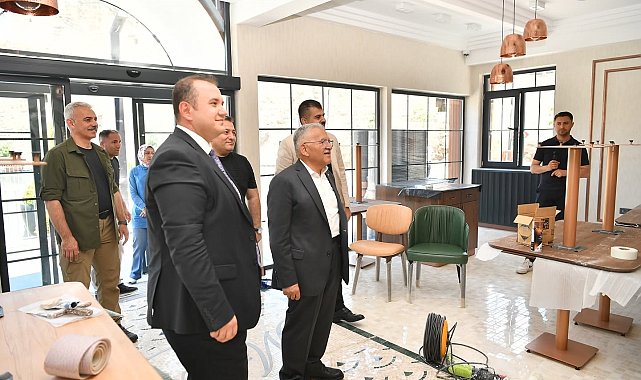 Başkan Büyükkılıç, MÜLHEM Kayseri Mutfağı'nda incelemelerde bulundu
