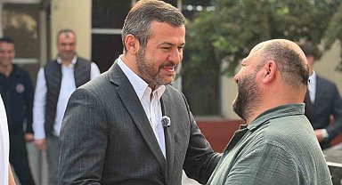 Başkan Çetinkaya belediye personeliyle bayramlaştı