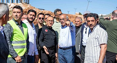 Başkan Er Doğanşehir'de deprem konutlarını inceledi