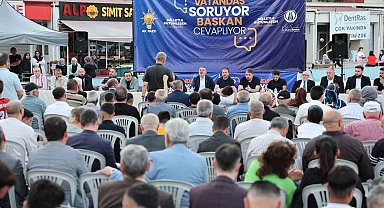 Başkan Ercan, 'Vatandaş Soruyor, Başkan Cevaplıyor' buluşmasında Saraycık Mahallesi sakinleri ile bir araya geldi