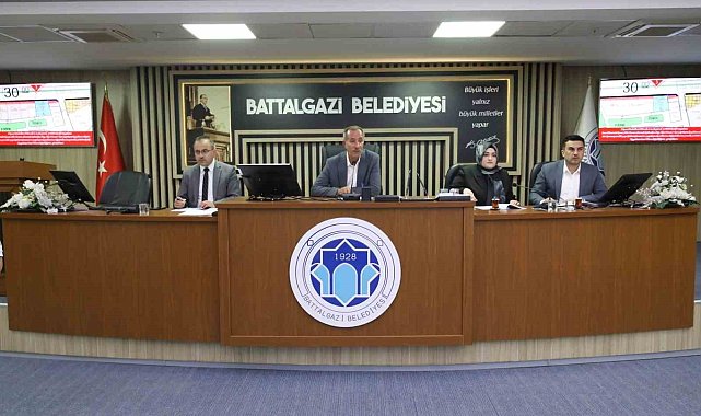 Battalgazi Belediye Meclisi haziran ayı toplantısı yapıldı