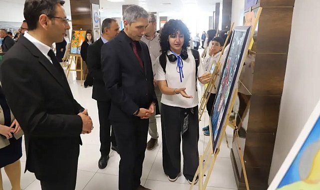 Bayburt BİLSEM öğrencilerinden yıl sonu sergisi