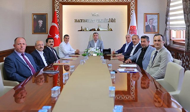 Bayburt OSB yatırımları toplantıda ele alındı