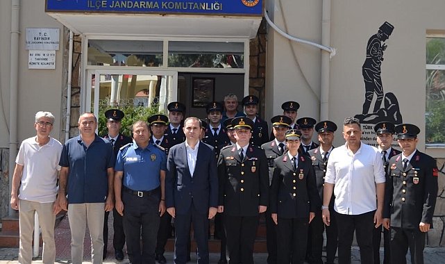 Bayındır Kaymakamı Mete'den Jandarma'ya kuruluş yıl dönümü ziyareti