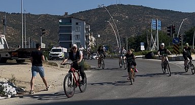 Bayındır'da sağlıklı yaşam için pedal çevirdiler
