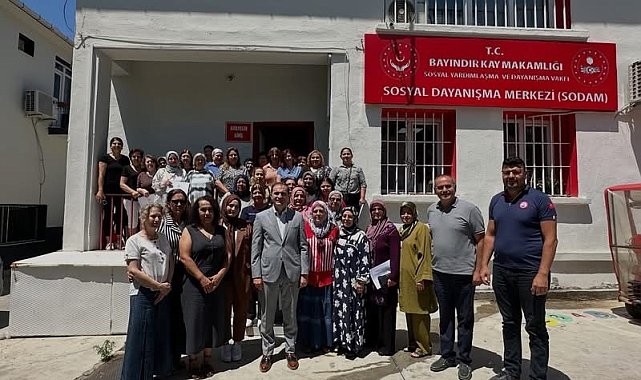 Bayındır'da üreten kadınlara anlamlı tören