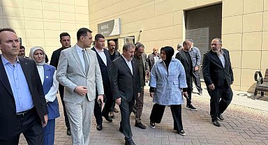 BBP Genel Başkanı Destici, hayatını kaybeden ağabeyi için Eskişehir Şehir Hastanesi morguna geldi