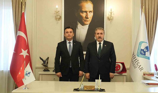 BBP Genel Başkanı Mustafa Destici'den Başkan Dökmeci'ye ziyaret