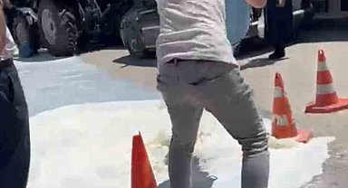 Belediye önüne süt dökme eyleminin ardındaki gerçek ortaya çıktı