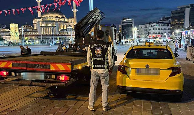 Beyoğlu'nda aracına turisti aldıktan sonra taksimetre açmayan şoföre 141 bin lira para cezası