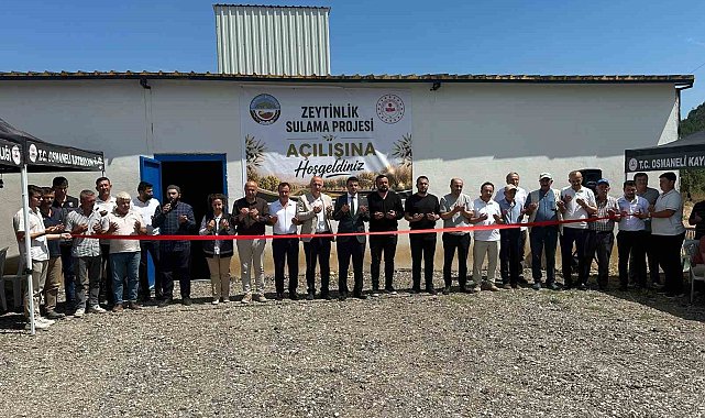 Bilecik'te 27 milyon liralık "Sulama Projesi" tamamlandı