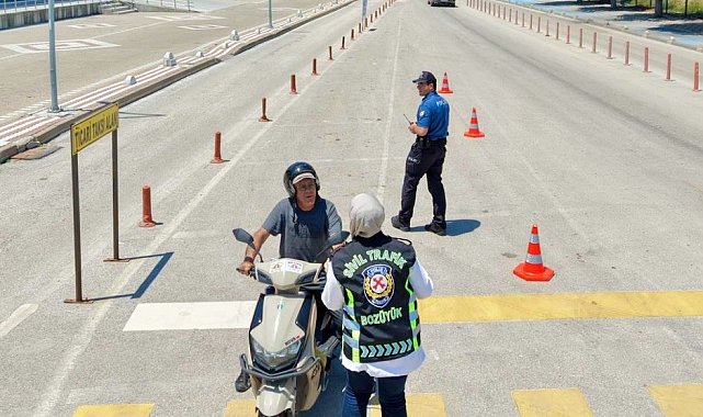 Bilecik'te drone destekli trafik denetimi