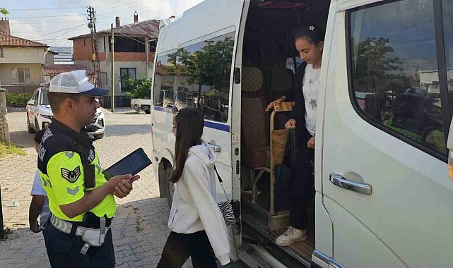 Bilecik'te okul servis araçları denetlendi
