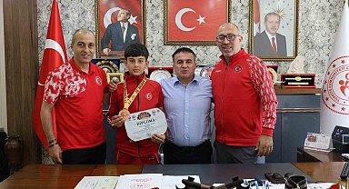 Bilecikli karate sporcusu Balkan üçüncüsü oldu