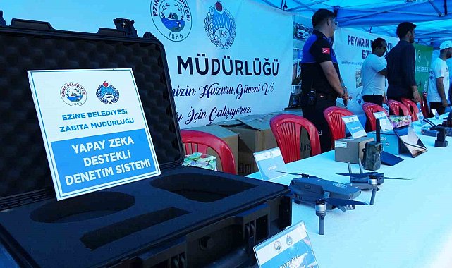 BilimFest'te Ezine Belediyesine ait son teknoloji kent güvenlik sistemleri sergilendi