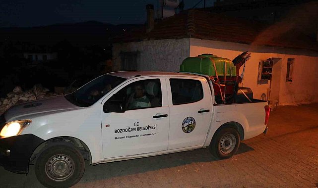 Bozdoğan'da sivrisinekle mücadele başladı